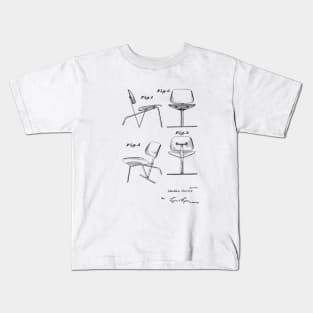 Chair VINTAGE PATENT DRAWING Kids T-Shirt